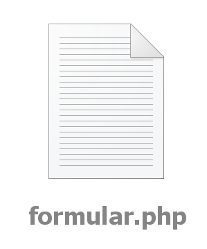 Webformular als php - Datei