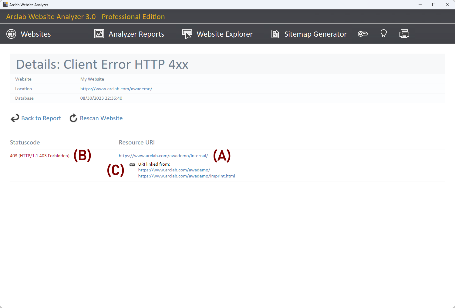Details: Client Error HTTP 4xx